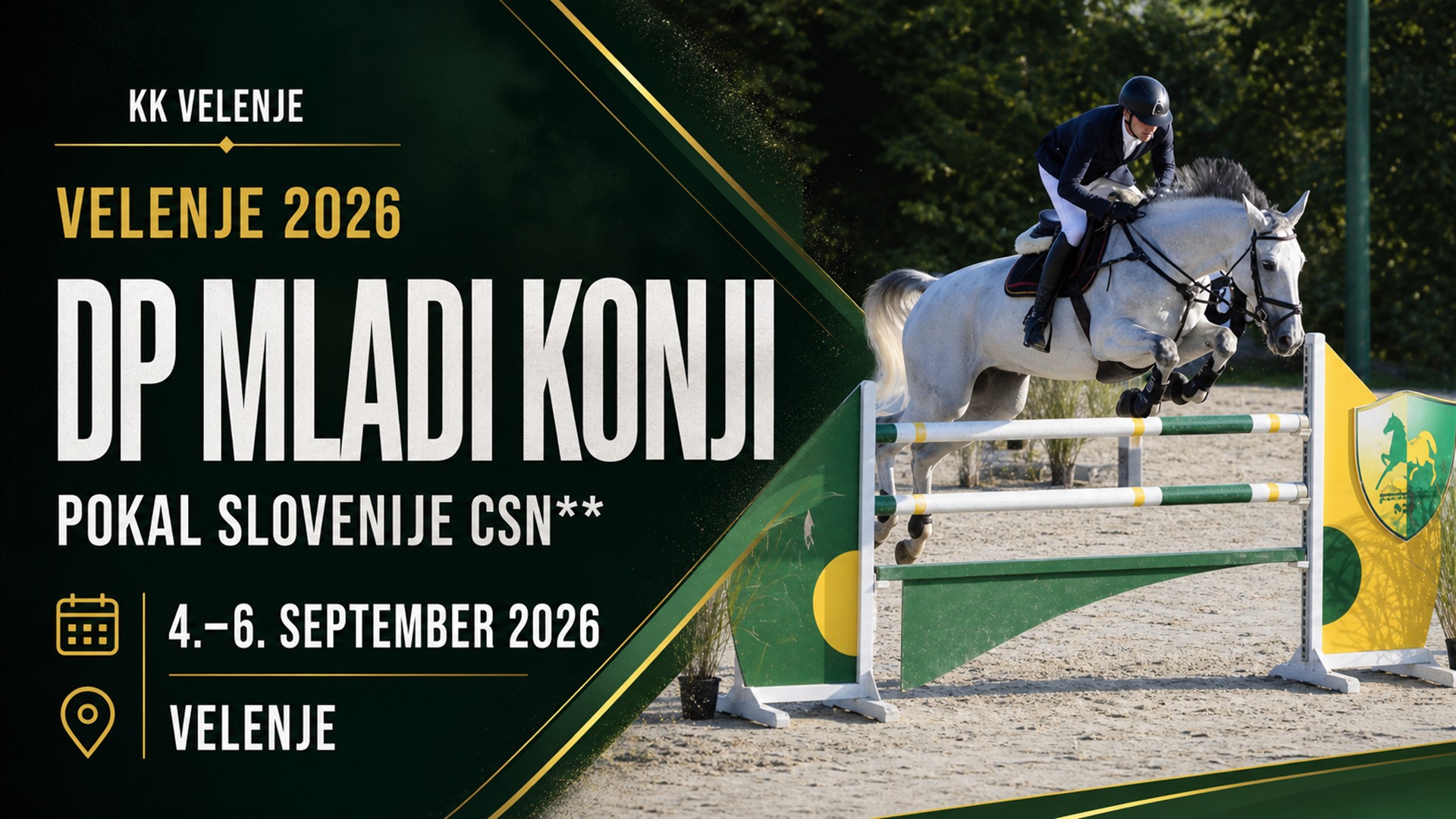 CSN** - DP MLADI KONJI IN POKAL SLOVENIJE V PRESKAKOVANJU OVIR